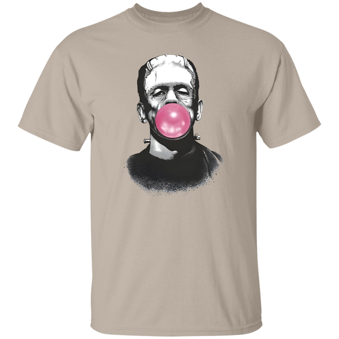 Frankenstein The Horror Of Chewing Gum Halloween Gift Vintage T-Shirt