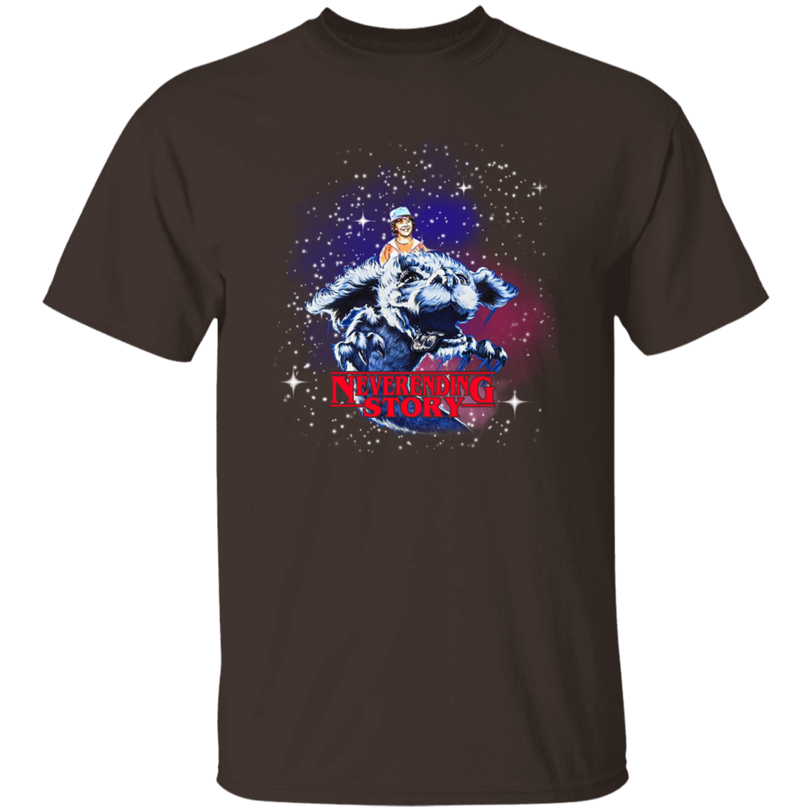 Stranger Things Dustin Neverending Story Vintage T-Shirt