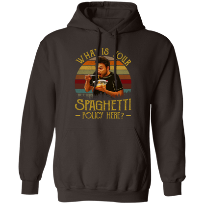 What Is Your Spaghetti Policy Here Vintage T-Shirt G185 Gildan Pullover Hoodie