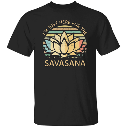 I’m Just Here for The Savasana Yoga Funny Vintage T-Shirt - leleart