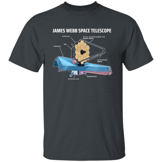 James Webb Space Telescope JWST Astronomy Science Graphic Unisex T-Shirt - lucy - 97229268