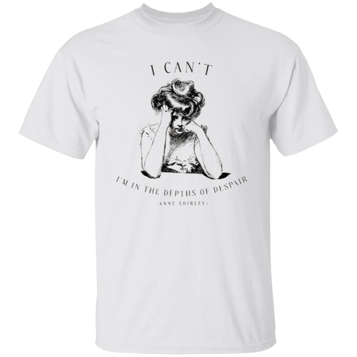 I Can't I'm In The Depths Of Despair Literature Teacher Vintage Unisex T-Shirt - letter