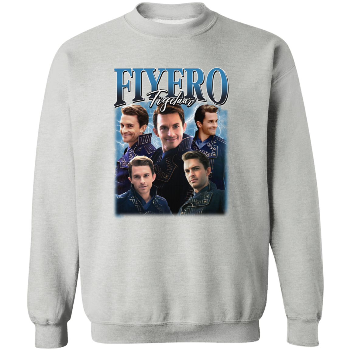 Jonathan Bailey Prince Fiyero Bootleg G180 Gildan Crewneck Pullover Sweatshirt - green - ID02122403