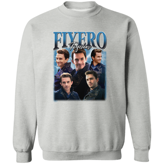 Jonathan Bailey Prince Fiyero Bootleg G180 Gildan Crewneck Pullover Sweatshirt - green - ID02122403