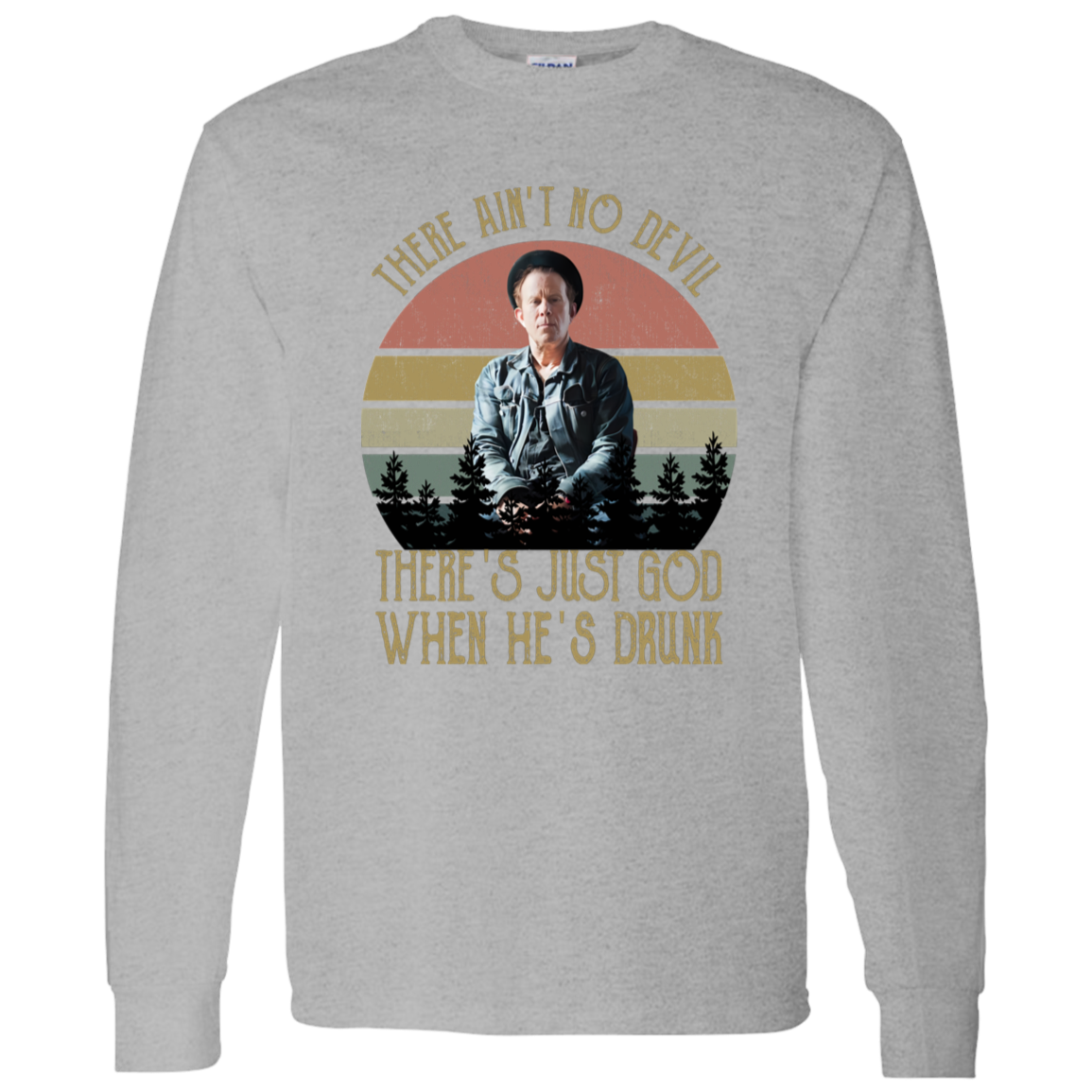 G540 LS T-Shirt 5.3 oz.  Vintage Retro Tom Waits Music Icons Classic T-Shirt