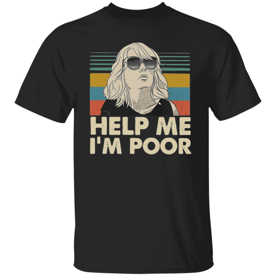 Annie Help Me I’m Poor Vintage Walker Funny Classic T-Shirt - leleart