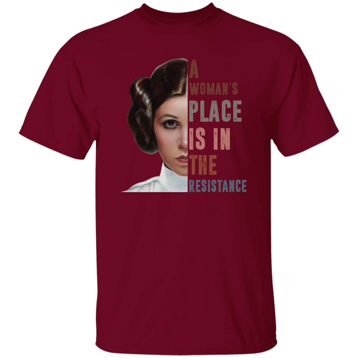 Princess Leia A Woman’s Place Is In The Resistance Vintage T-Shirt