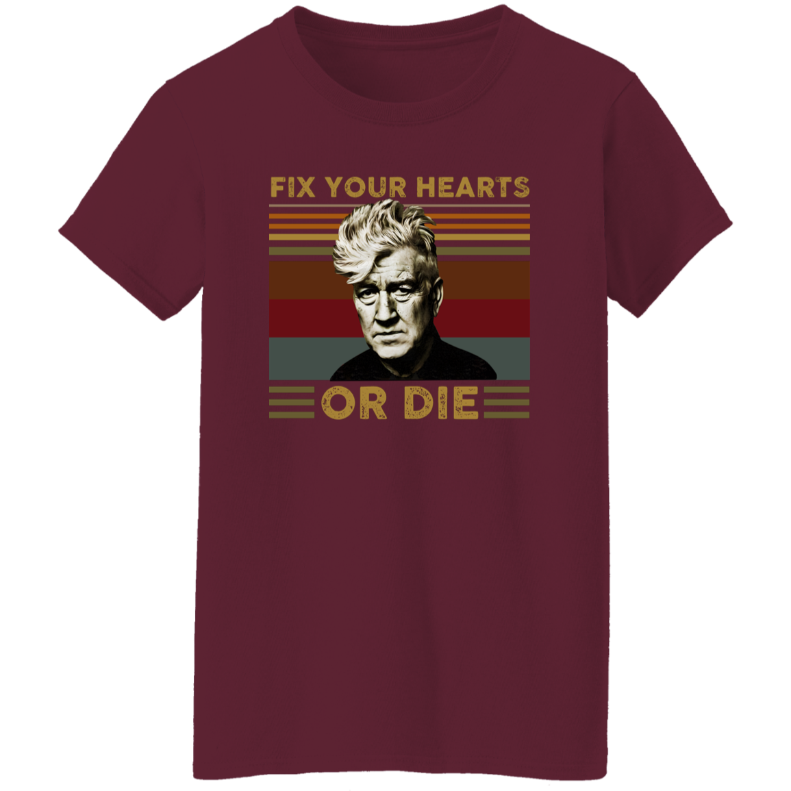 Retro Fix Your Hearts Or Die Unisex T-Shirt - WOMEN