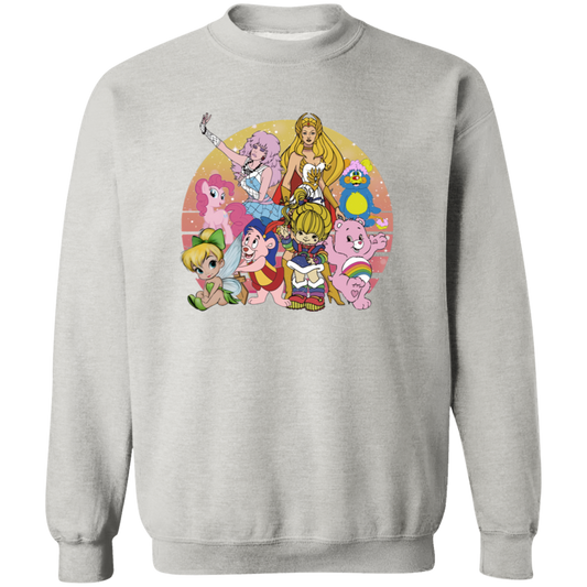 80s Cartoons Vintage G180 Gildan Crewneck Pullover Sweatshirt - pelyn - ID12022413