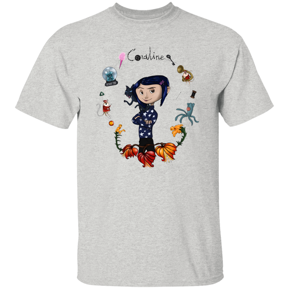 Be Careful What You Wish For Coraline Graphic T-Shirt - leleart