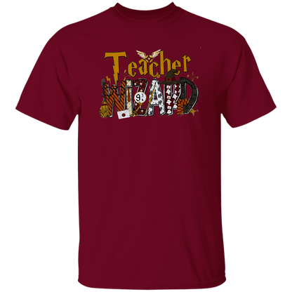 Teachr Wizard Magic School Vintage  T-Shirt