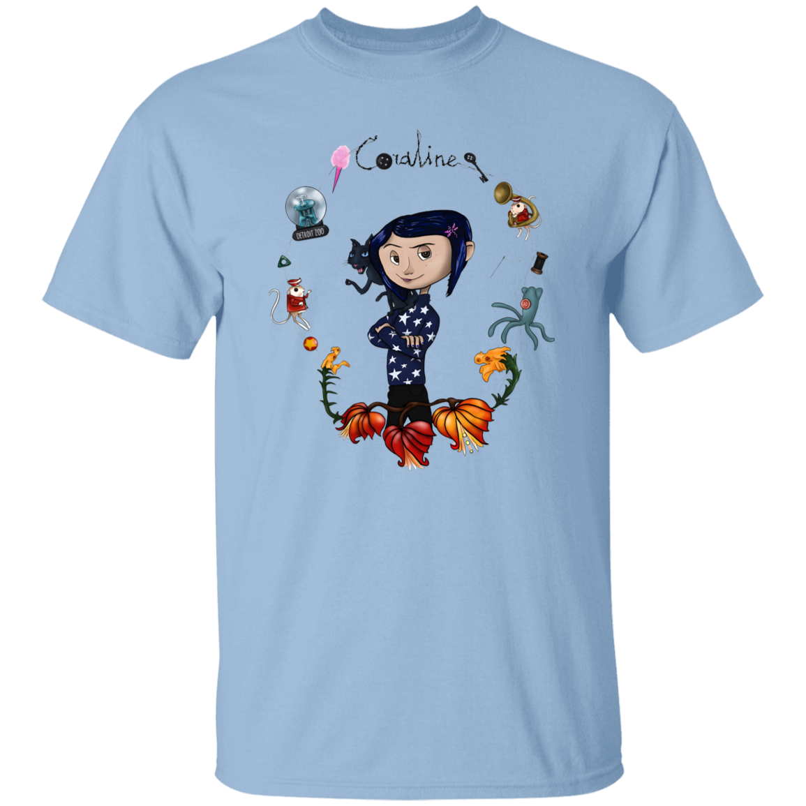 Be Careful What You Wish For Coraline Graphic T-Shirt - leleart