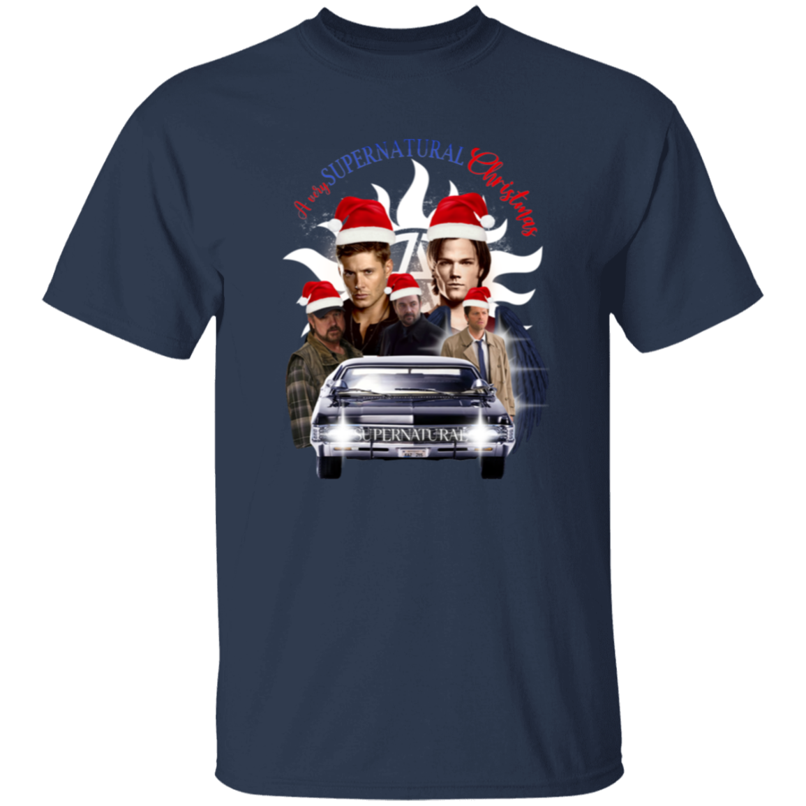 A Very Supernatural Christmas Unisex T-Shirt - lucy - 89559640