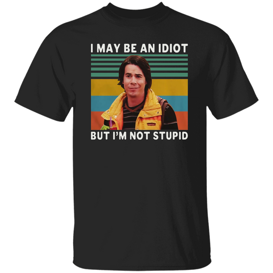 I May Be An Idiot But I’m Not Stupid Vintage T-Shirt, iCarly Shirt, Spencer Shay Shirt, TV Show Gift, Funny Gift Tee For You And Your Family	G500 5.3 oz. T-Shirt