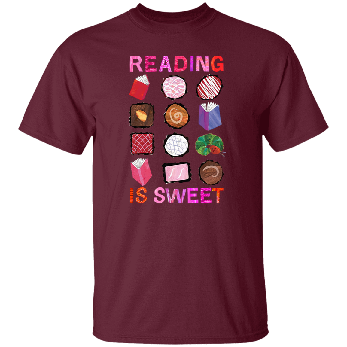 Reading Is Sweet T-Shirt, Candy Book Tee, Cute Teacher Shirt, School Librarians Shirt, Classroom Gift