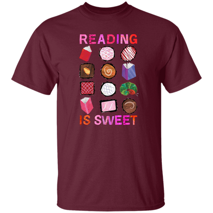 Reading Is Sweet T-Shirt, Candy Book Tee, Cute Teacher Shirt, School Librarians Shirt, Classroom Gift