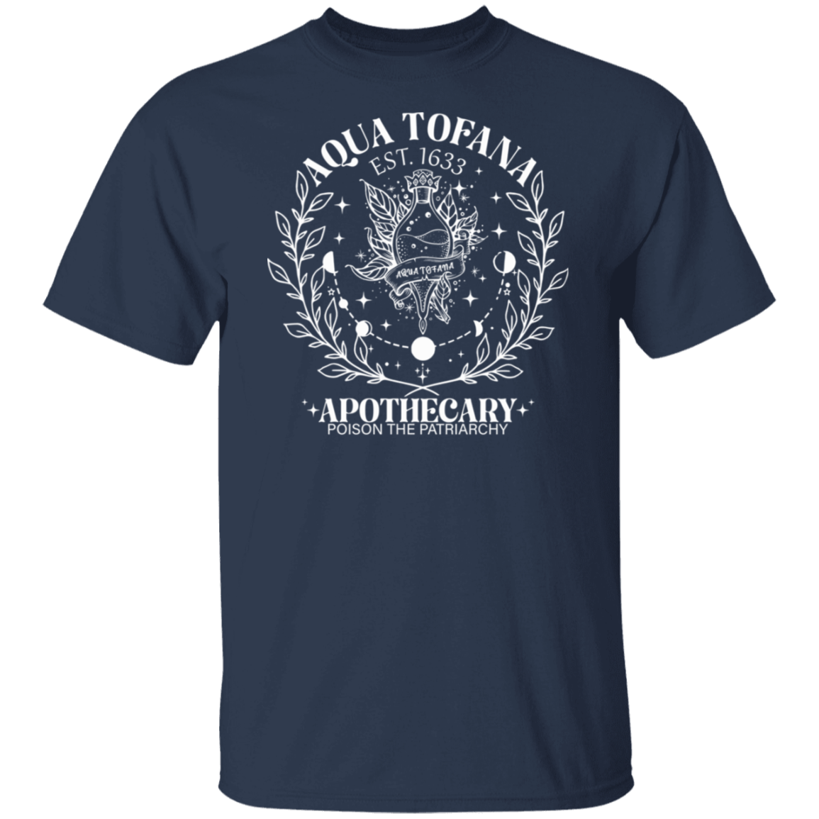 G500 5.3 oz. T-Shirt Aqua Tofana Apothecary Poison The Patriarchy Shirt -  ID19112417