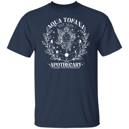 G500 5.3 oz. T-Shirt Aqua Tofana Apothecary Poison The Patriarchy Shirt -  ID19112417