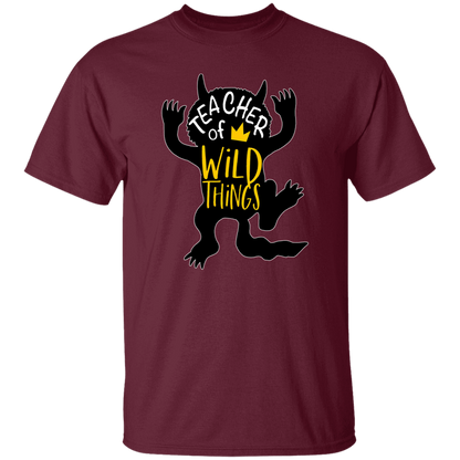 Teacher of Wild Things Teacher  T-Shirt - biubiucustom