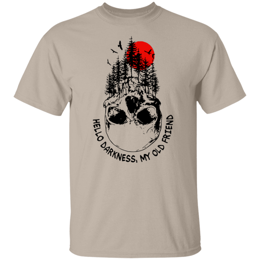 Nature And Skull Hello Darkness My Old Friend T-Shirt
