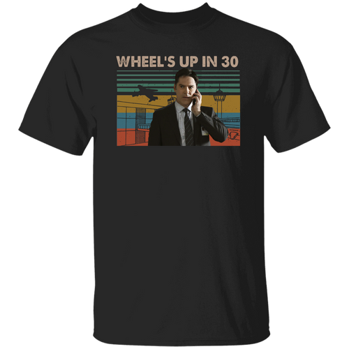 Wheels Up in 30 Criminal Minds Vintage T-Shirt, Criminal Minds Shirt, Dr. Spencer Reid Shirt, Funny Gift Tee For You And Your Friends	G500 5.3 oz. T-Shirt
