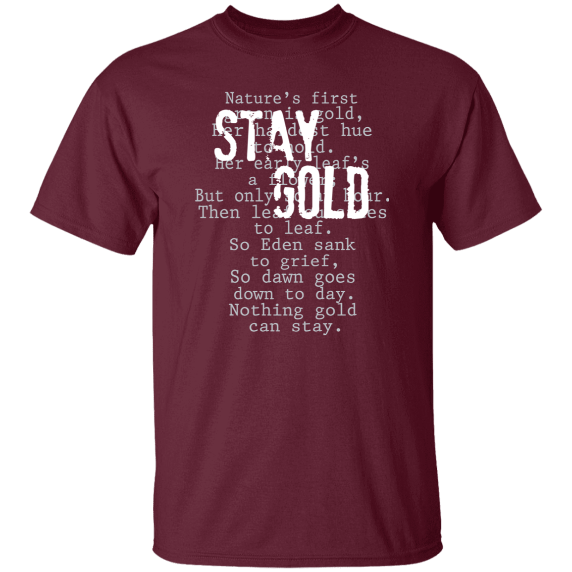 Greasers Stay Gold Teacher T-Shirt - CDCraft