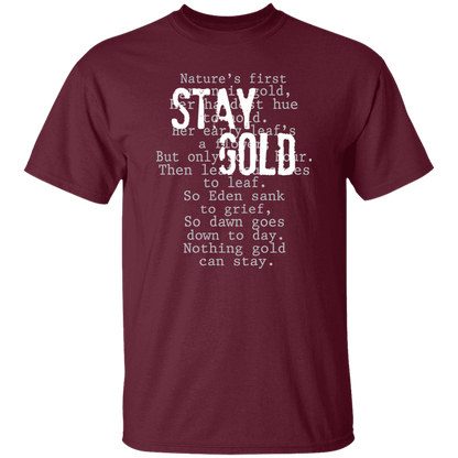 Greasers Stay Gold Teacher T-Shirt - CDCraft