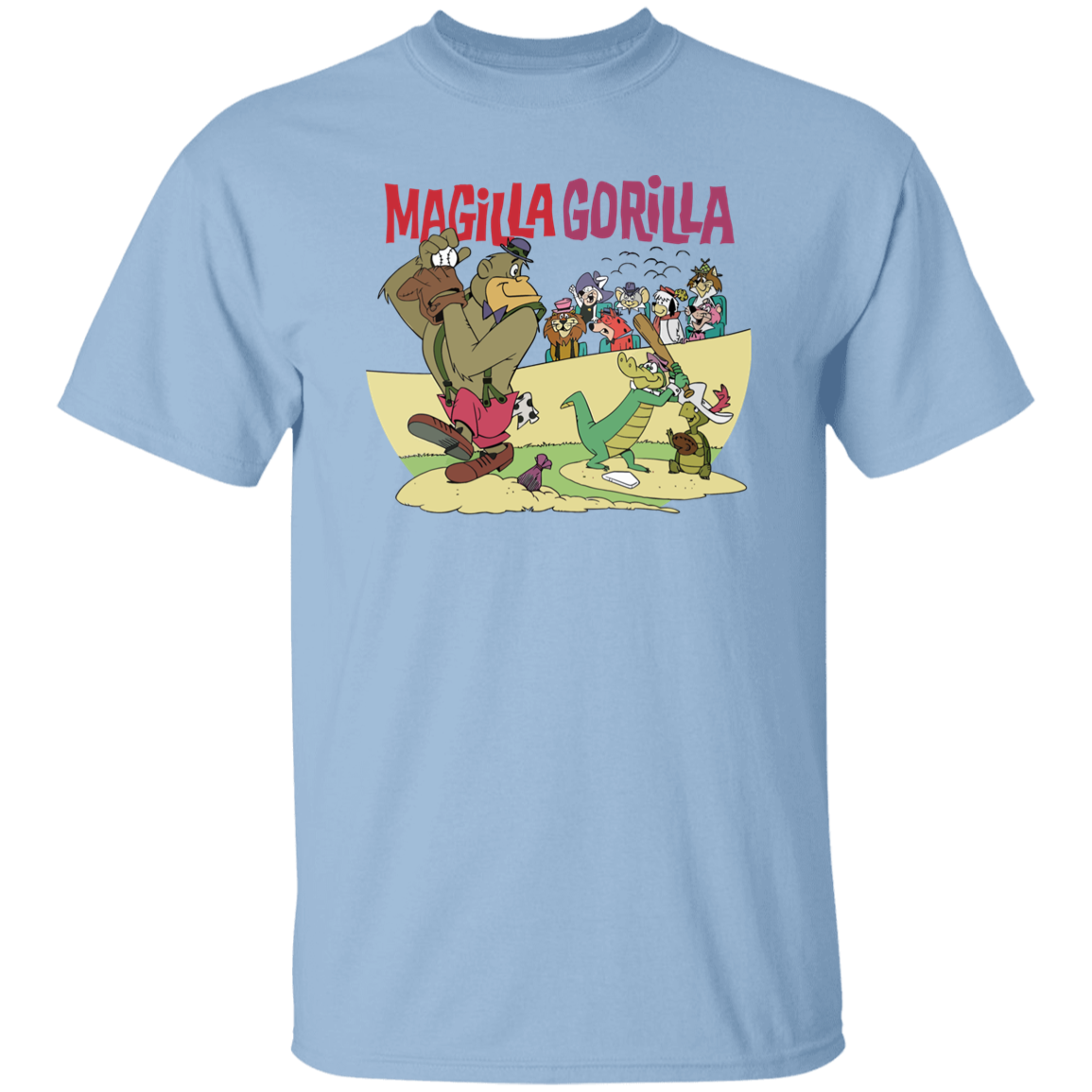 G500 5.3 oz. T-Shirt Tribute To Magilla Gorilla Cartoon Show From The 1960s T-Shirt