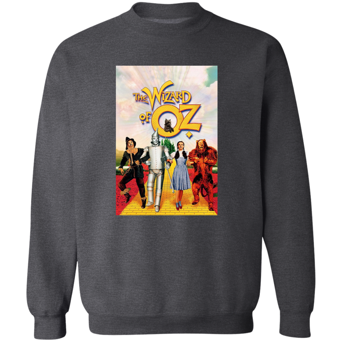 G180 Gildan Crewneck Pullover Sweatshirt Wizard Of Oz 1939 Vintage Unisex Sweatshirt