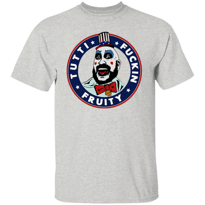Captain Spaulding Tutti Fuckin Fruity Horror Halloween Vintage T-Shirt - leleart