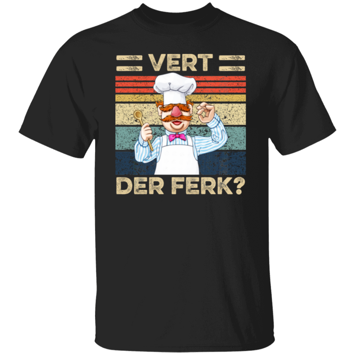 Vert Der Ferk Swedish Chef Retro Vintage  T-Shirt - leleart