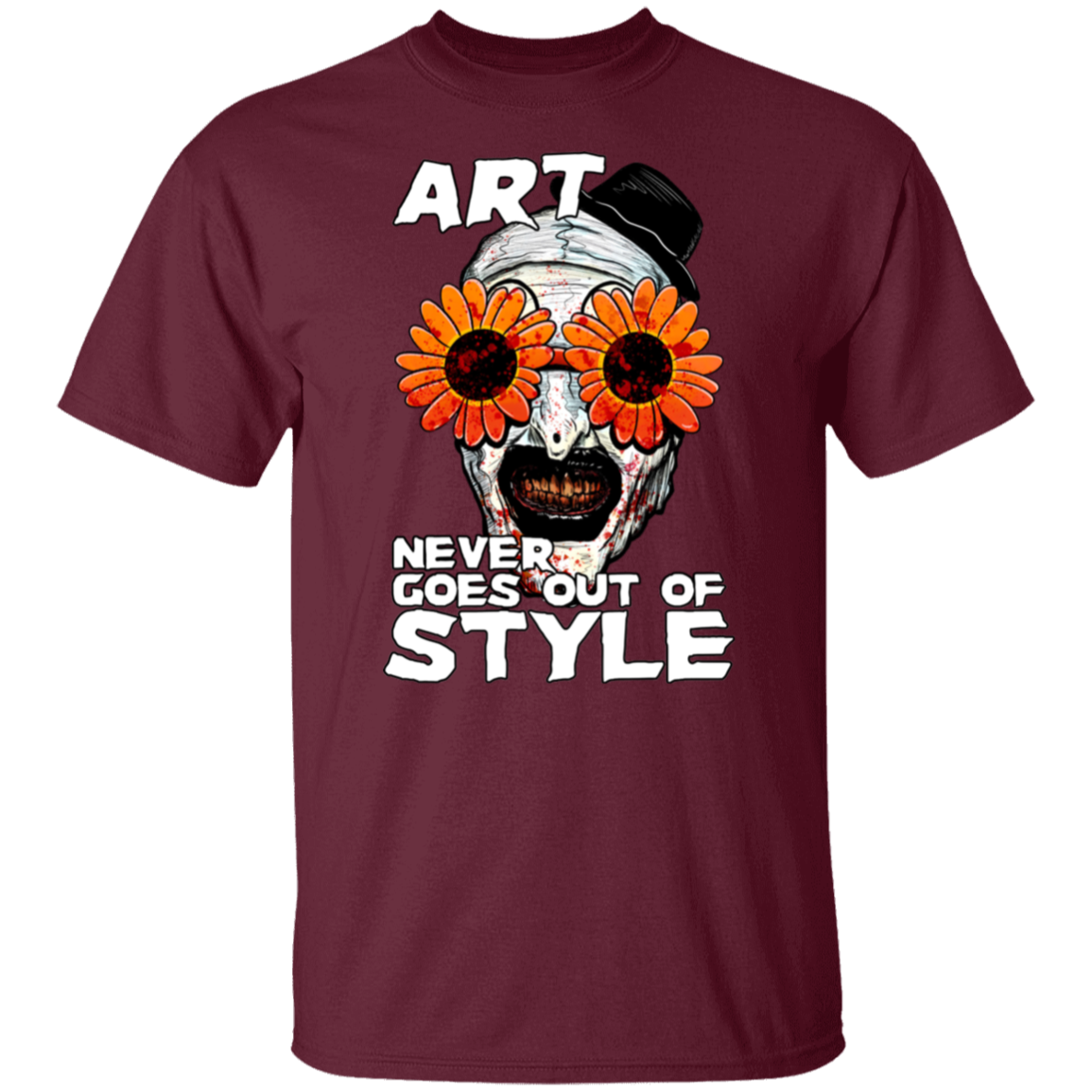 Art The Clown Terrifier Style Vintage Unisex  T-Shirt - lucy