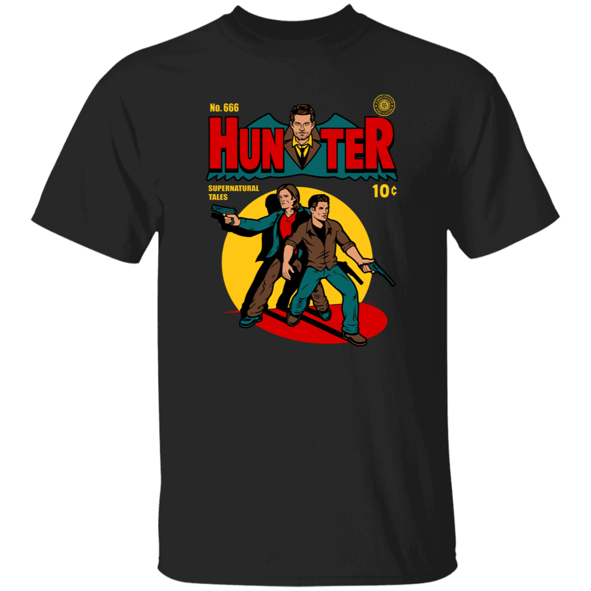 No 666 Hunter Comic Supernatural Tales T-Shirt - lucy - 89559640