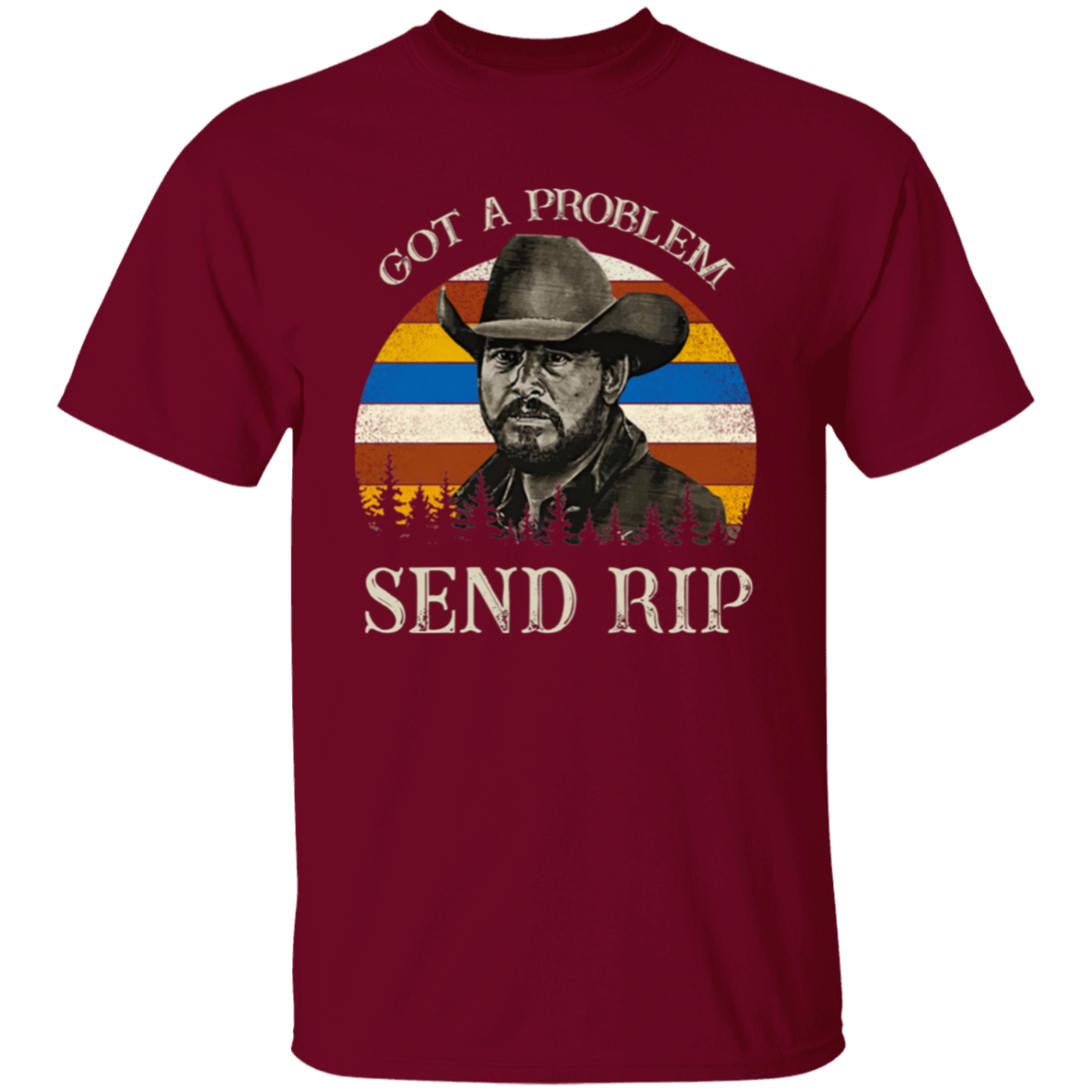 Got A Problem Send RIP Vintage Retro Unisex  T-Shirt - lucy - 97618192