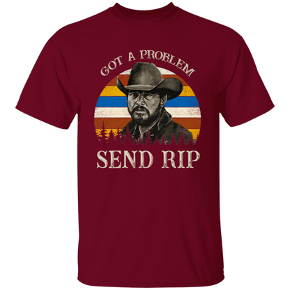 Got A Problem Send RIP Vintage Retro Unisex  T-Shirt - lucy - 97618192