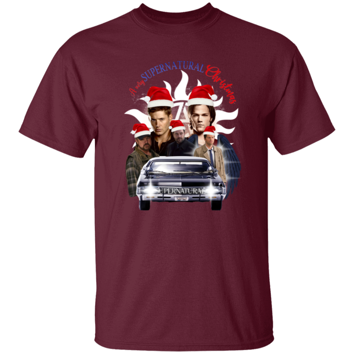 A Very Supernatural Christmas Unisex T-Shirt - lucy - 89559640