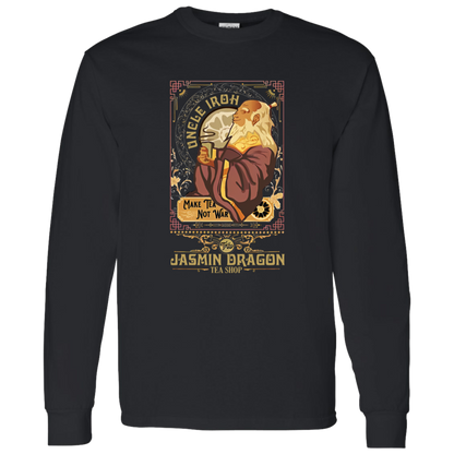 Vintage Retro Uncle Iroh Make Tea Not War Vintage - LONG SLEEVE