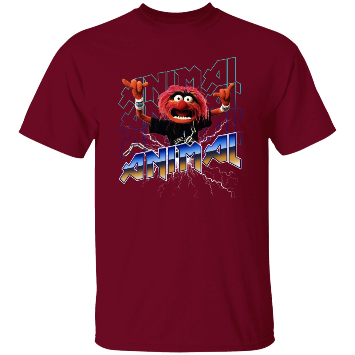 The Muppets Animal Rock Unisex Vintage T-Shirt