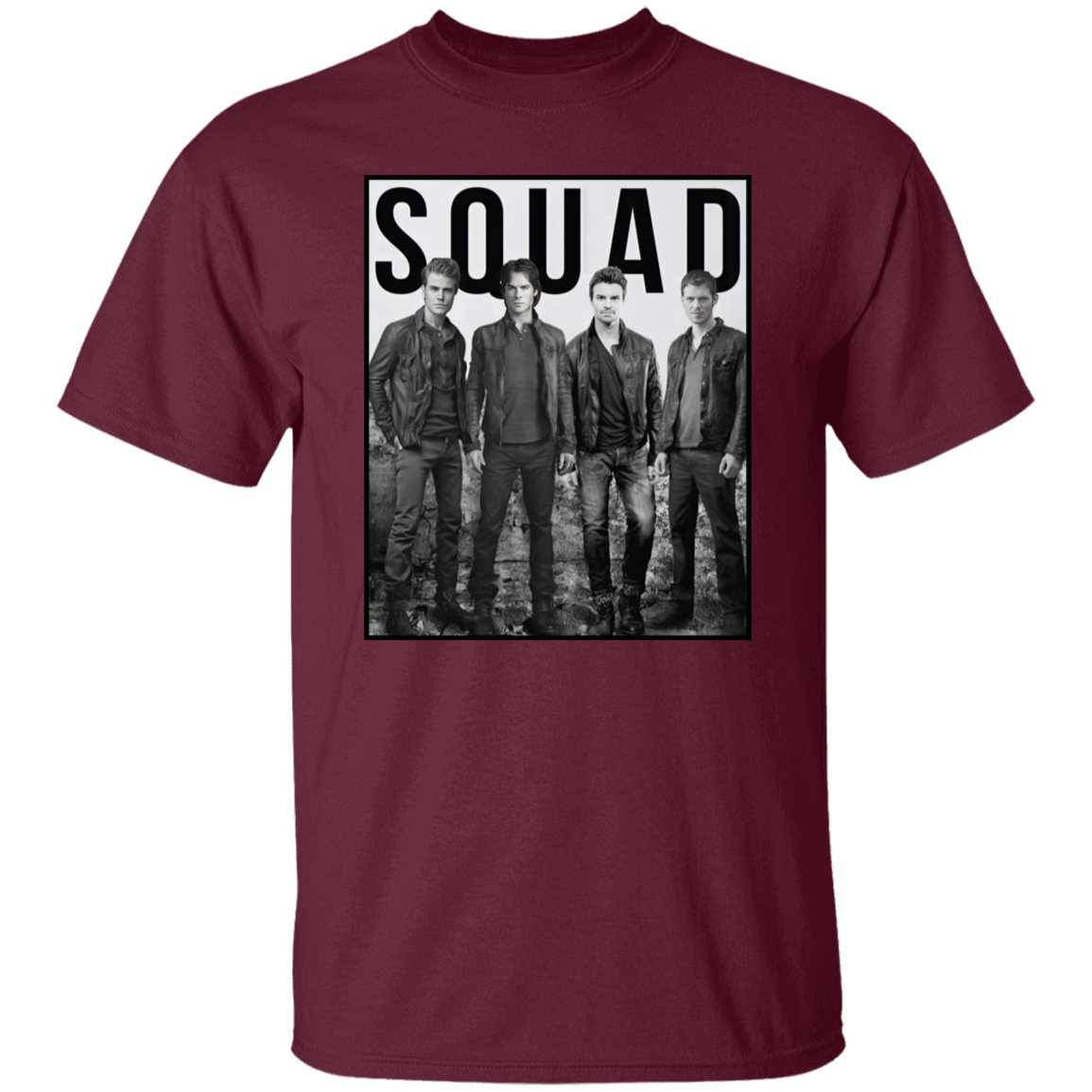 Squad The Vampire Diaries Vintage T-Shirt, The Vampire Diaries Movie Shirt, The Vampire Diaries Lover Shirt, Vampire Movie Shirt	G500 5.3 oz. T-Shirt