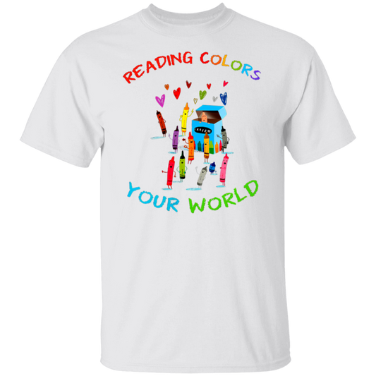 Reading Colors Your World Teacher Vintage T-Shirt