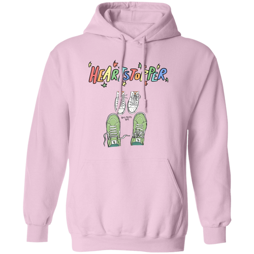 Heartstoppers Leaves Cute Shoes Heartstopper Love Camiseta Gildan Pullover Hoodie
