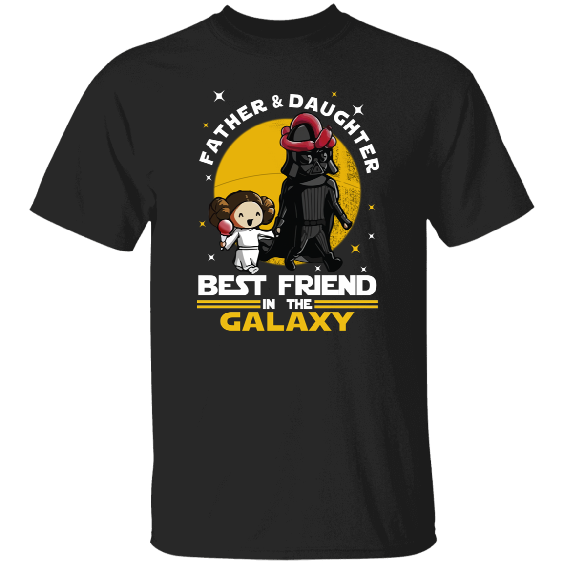 Father & Daughter Best Friends In The Galaxy Vintage T-Shirt