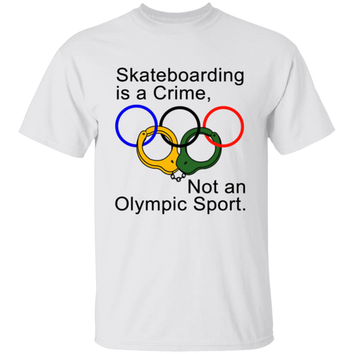 Skateboarding Is A Crime Not An Olympic Sport Vintage Unisex  T-Shirt - lucy