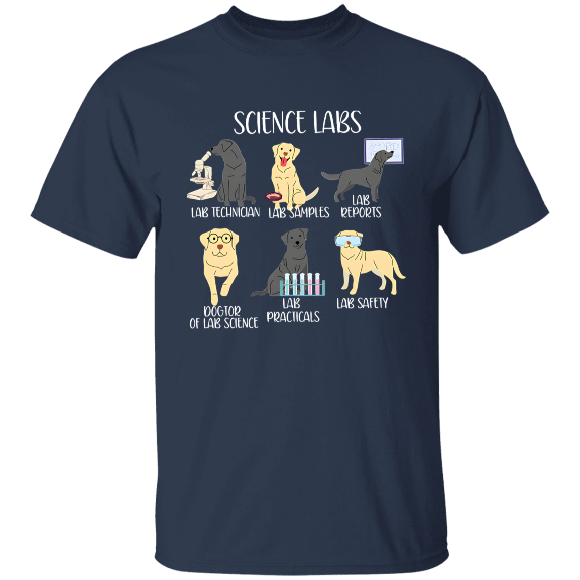 Labrador Retriever Funny Science Teacher Vintage T-Shirt - YOUTH