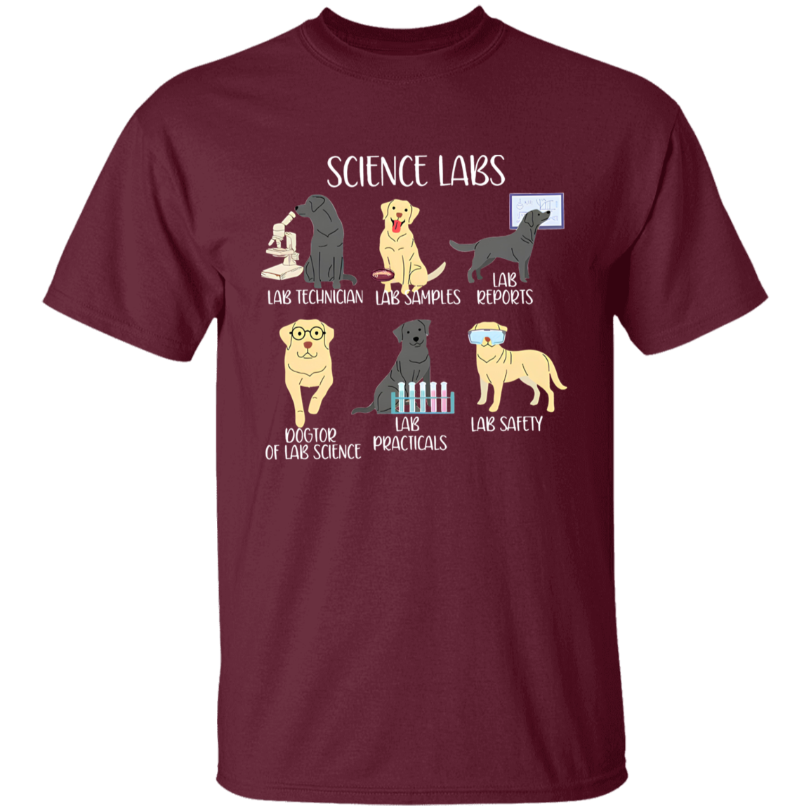Labrador Retriever Funny Science Teacher Vintage T-Shirt - YOUTH