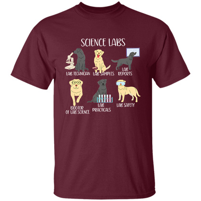 Labrador Retriever Funny Science Teacher Vintage T-Shirt - YOUTH