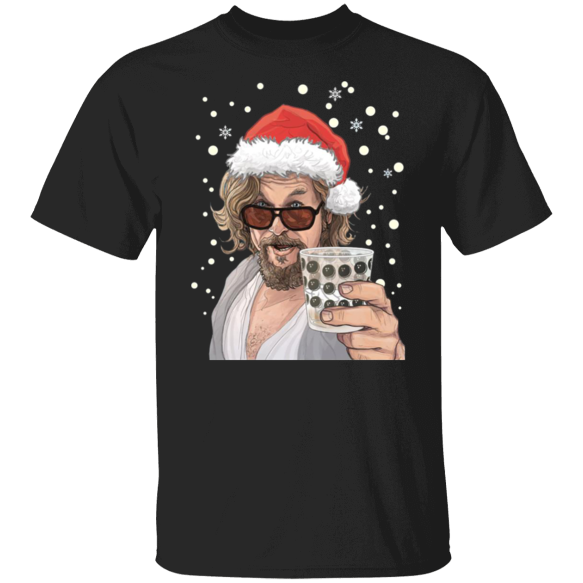The Big Lebowski Dude Christmas Vintage Unisex  T-Shirt - lucy - 96180146