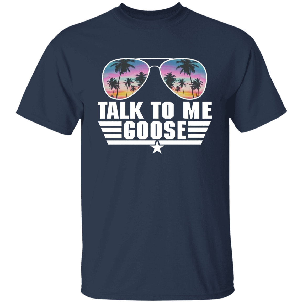 Talk To Me Goose Sunglasses Funny Beach Vacation Vintage T-Shirt - YOUTH
