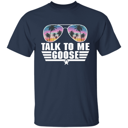 Talk To Me Goose Sunglasses Funny Beach Vacation Vintage T-Shirt - YOUTH