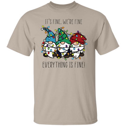 Everything Is Fine Teacher T-Shirt - lapicta